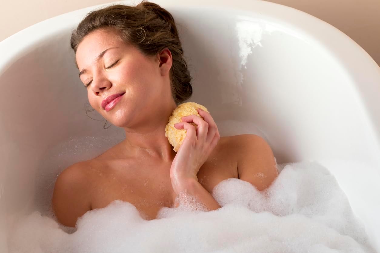 Spa Destinations Natural Sea Wool Sponge 5-6" Natural Renewable Resource Bath & Shower
