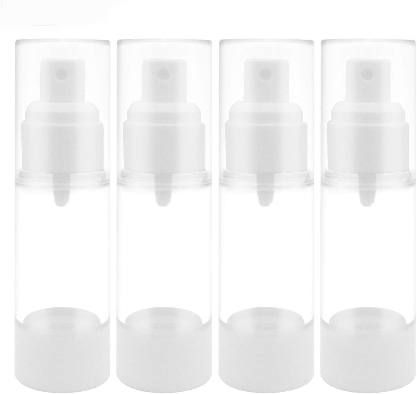 TRENDBOX 30ml / 1oz Airless Spray Bottle Refillable Travel Container for Cosmetic Makeup Water - 4 Pack