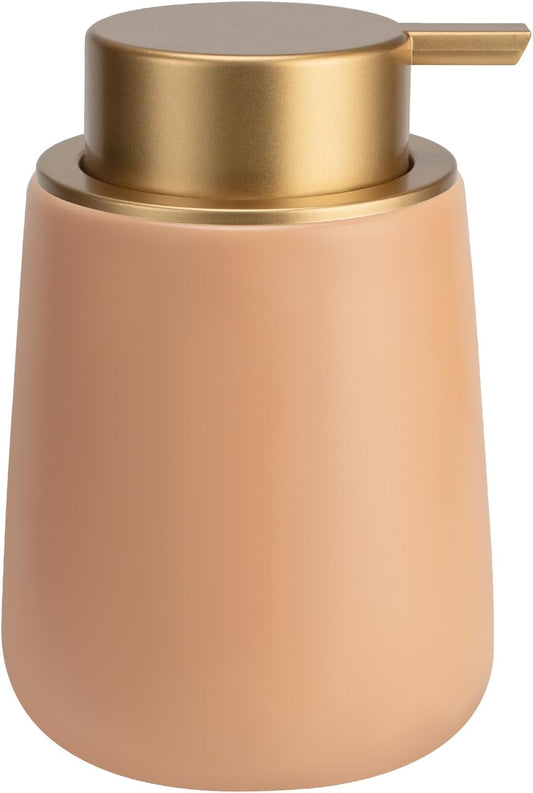 Soap Dispenser Ceramic with Easy-to-Press Pump Hand Lotion Liquid Dispenser for Shampoo Bathroom Kitchen 12 oz