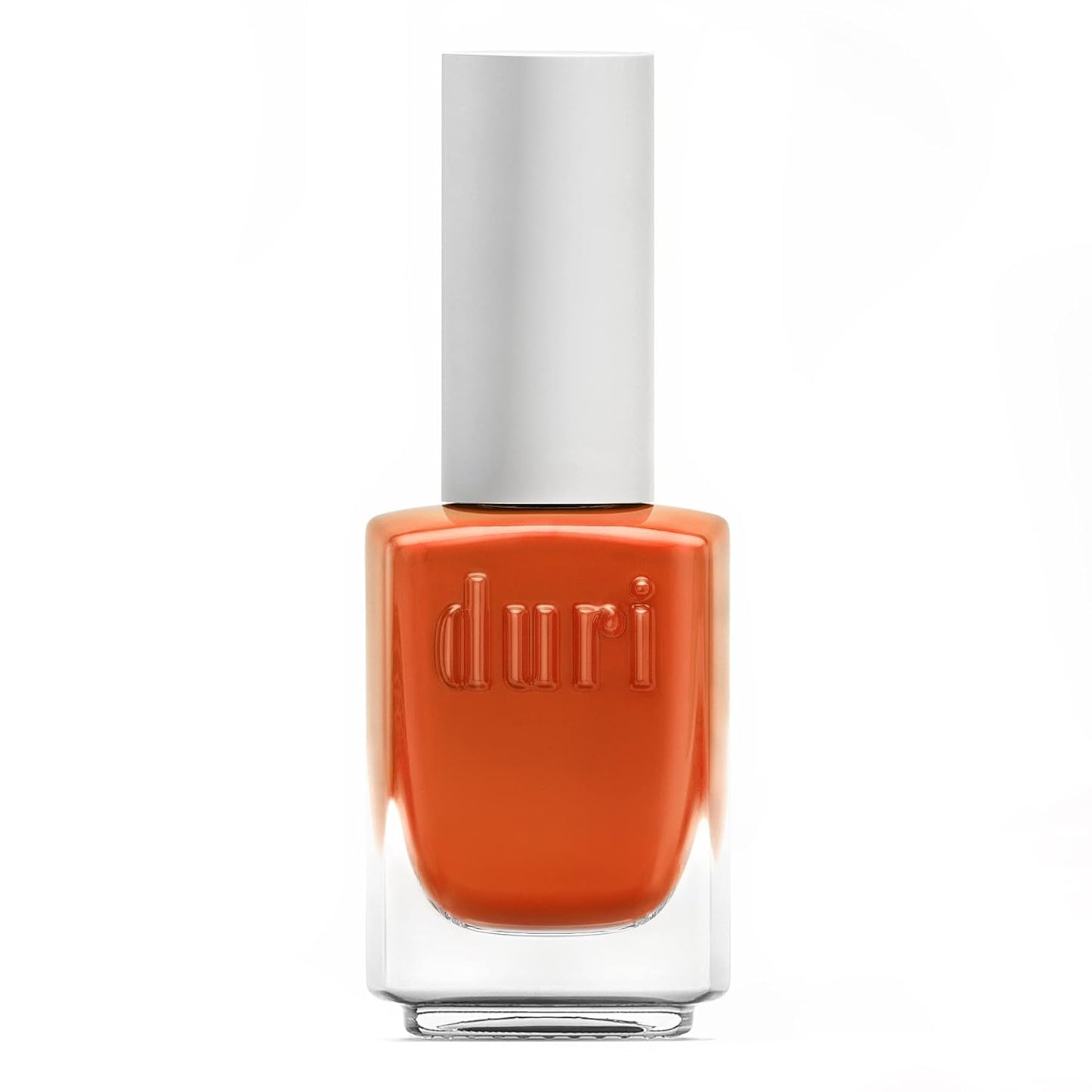 duri Nail Polish, 781 Uninhibited, Vibrant Fresh Orange, Full Coverage, Glossy Finish, 0.45 Fl Oz