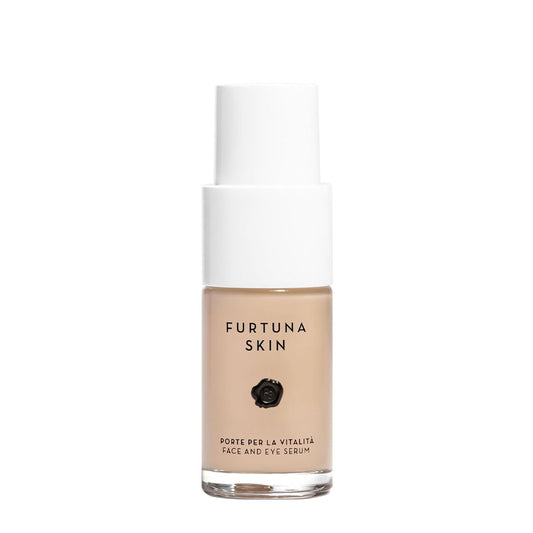 Face & Eye Serum - Dual-Use Formula to Lift, Reduce Puffiness and Even Tone, Wild-Foraged Botanicals, Vegan, Dermatologist Tested, EWG Verified, 15ml