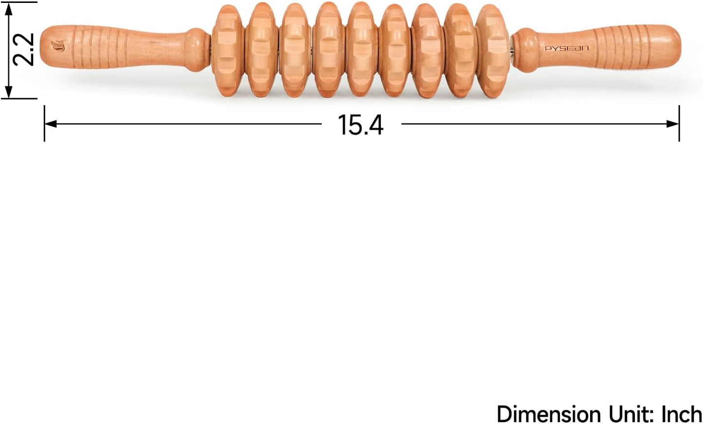 Wooden Massage Stick, Multi Functional Massage Tool for Lymphatic Drainage, Body Shaping, Fat Reduction, Muscle Relief, Easy Self Use at Home