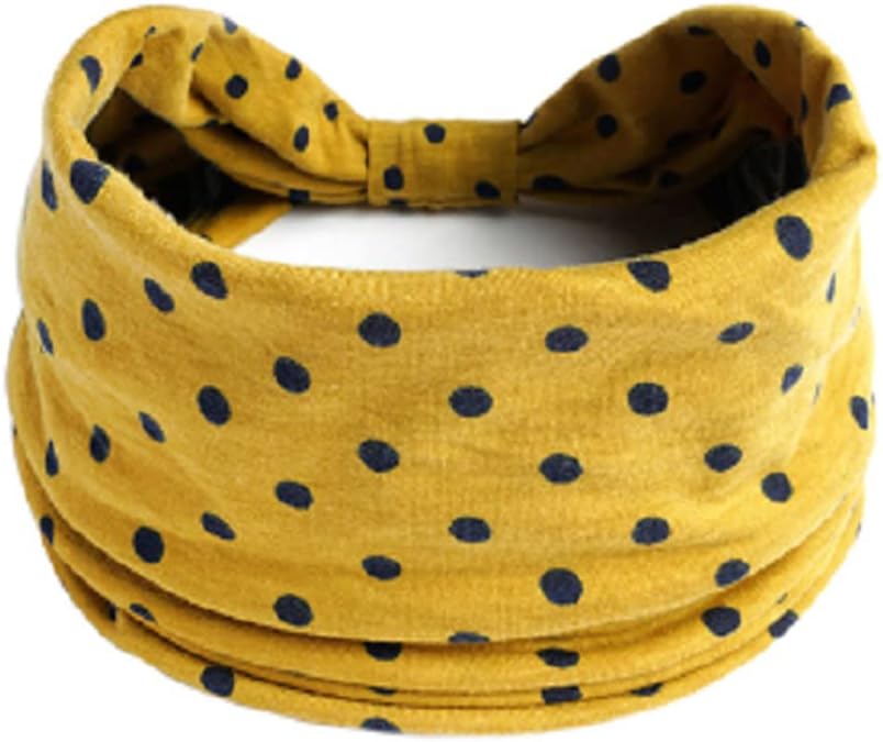 K-Elewon 3 Pack Women Wide Elastic Head Wrap Headband Sports yoga Hair Band