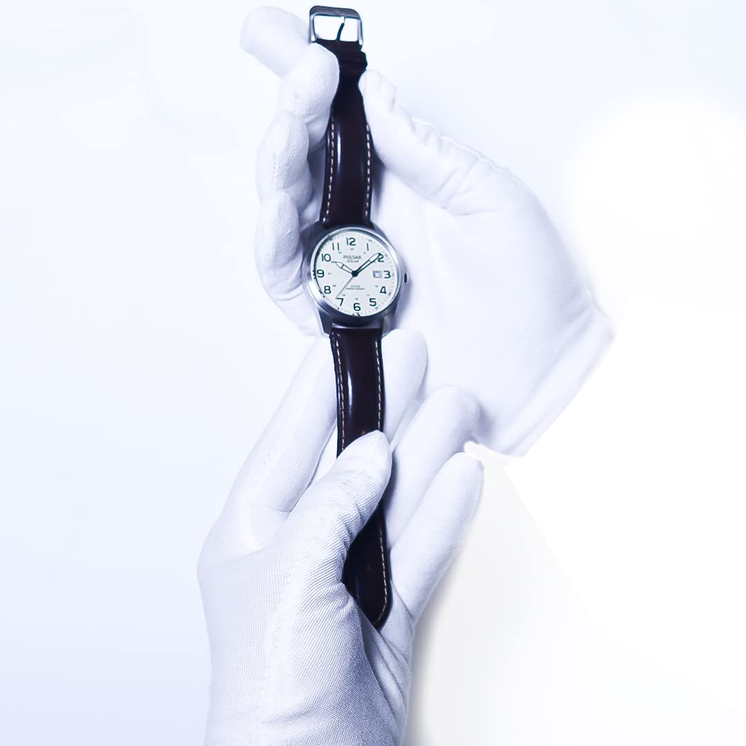 12 Pcs White Cotton Gloves| Cotton Gloves for Eczema| Cotton Gloves for Dry Hands| Moisturizing Gloves | Inspection Gloves| Coin Handling and Jewelry Inspection Gloves|