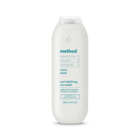 Method Curl Defining Co-Wash, Coco Twist, Coconut Milk + Avocado + Macadamia notes, 13.5oz