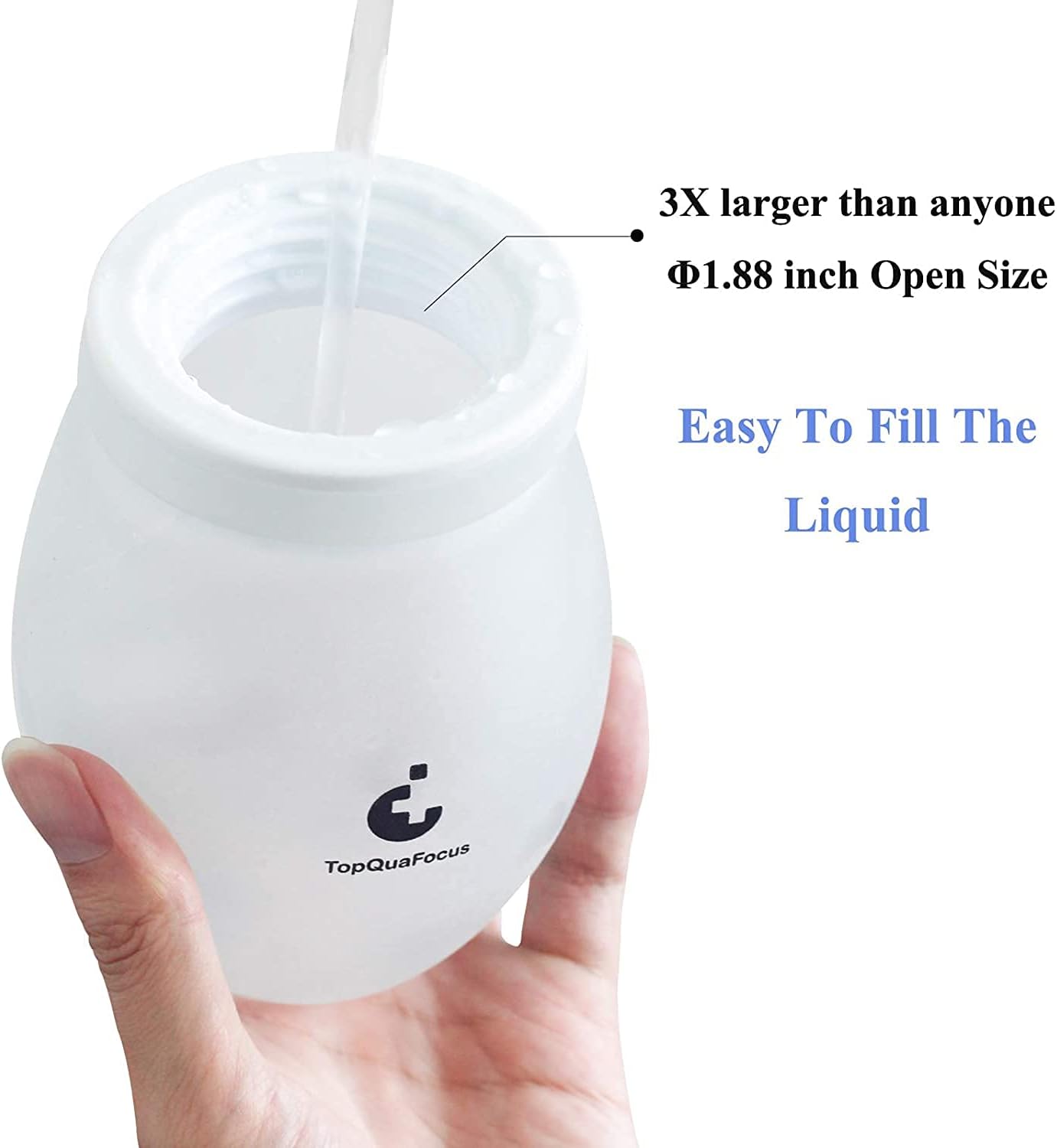 TopQuaFocus 14.5OZ Large Enema Bulb Kit Douche Bulb for Men Women Colon Cleaning Feminine Care Enemas -BPA and Phthalates Free Transparent