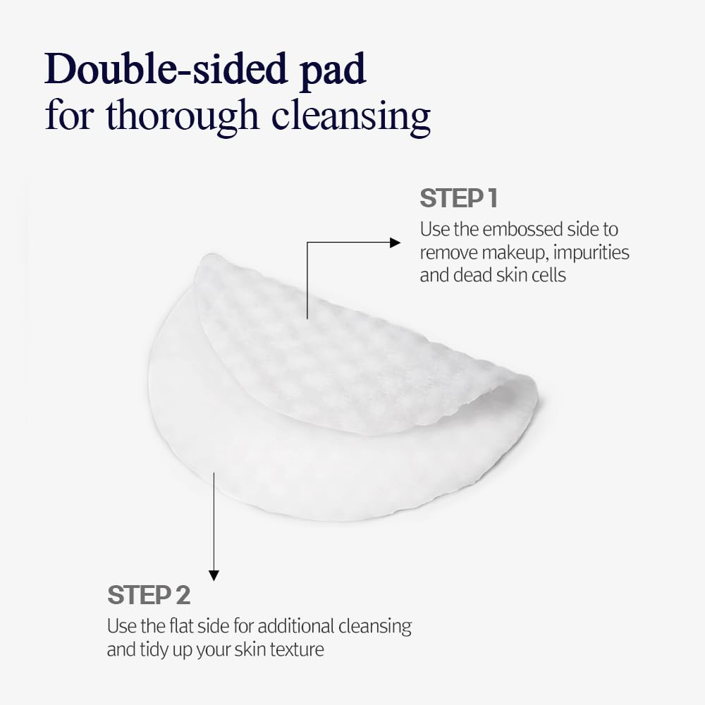 Pyunkang Yul PKY Low pH Cleansing Pad, 140ml 70ea Makeup Cleansing Wipes Hypoallergenic and dermatologist-tested