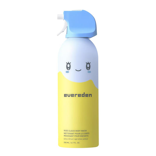 Evereden Kids Foam Soap, Cloud Body Wash (6.7 fl. oz., Juicy Citrus): Spray, Shape & Splash: The Fun, Fluffy Foam That Makes Bath Time Playtime, Hydrating Foaming Bath Soap for Sensitive Skin