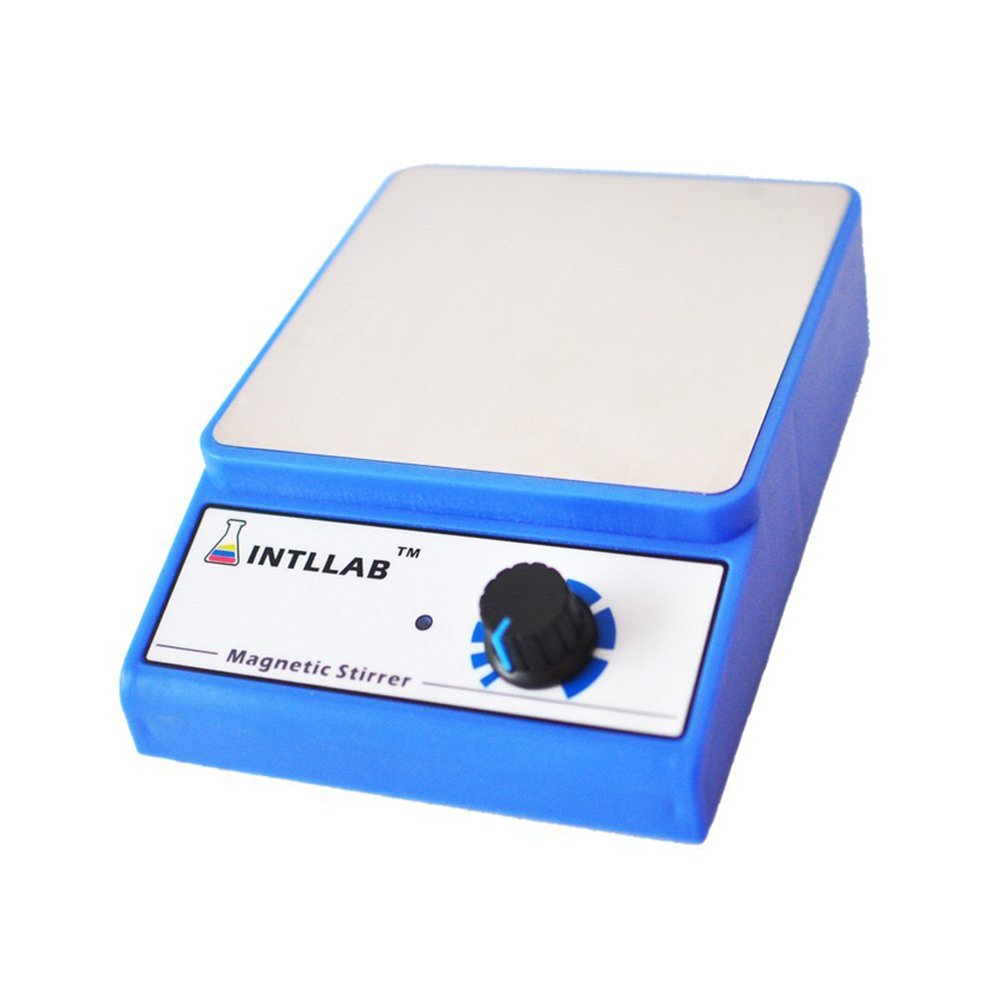 Magnetic Stirrer Stainless Steel Magnetic Mixer with stir bar (No Heating) Max Stirring Capacity: 3000ml