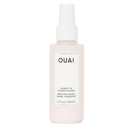 OUAI Leave In Conditioner & Heat Protectant for Hair - Prep Hair for Styling or Use as Detangling Spray to Fight Frizz & Flyaways - No Parabens, Sulfates or Phthalates (4.7 oz)