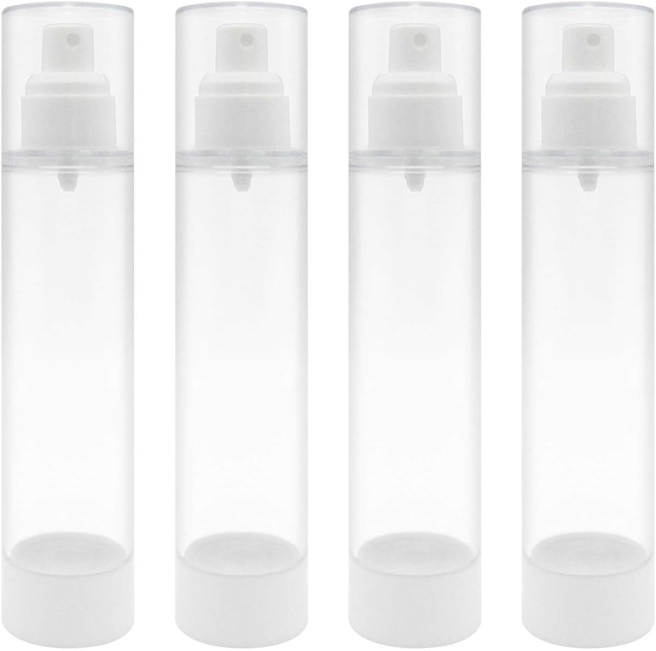 TRENDBOX 120ml / 4oz Airless Spray Bottle Refillable Travel Container for Cosmetic Makeup Water - 4 Pack