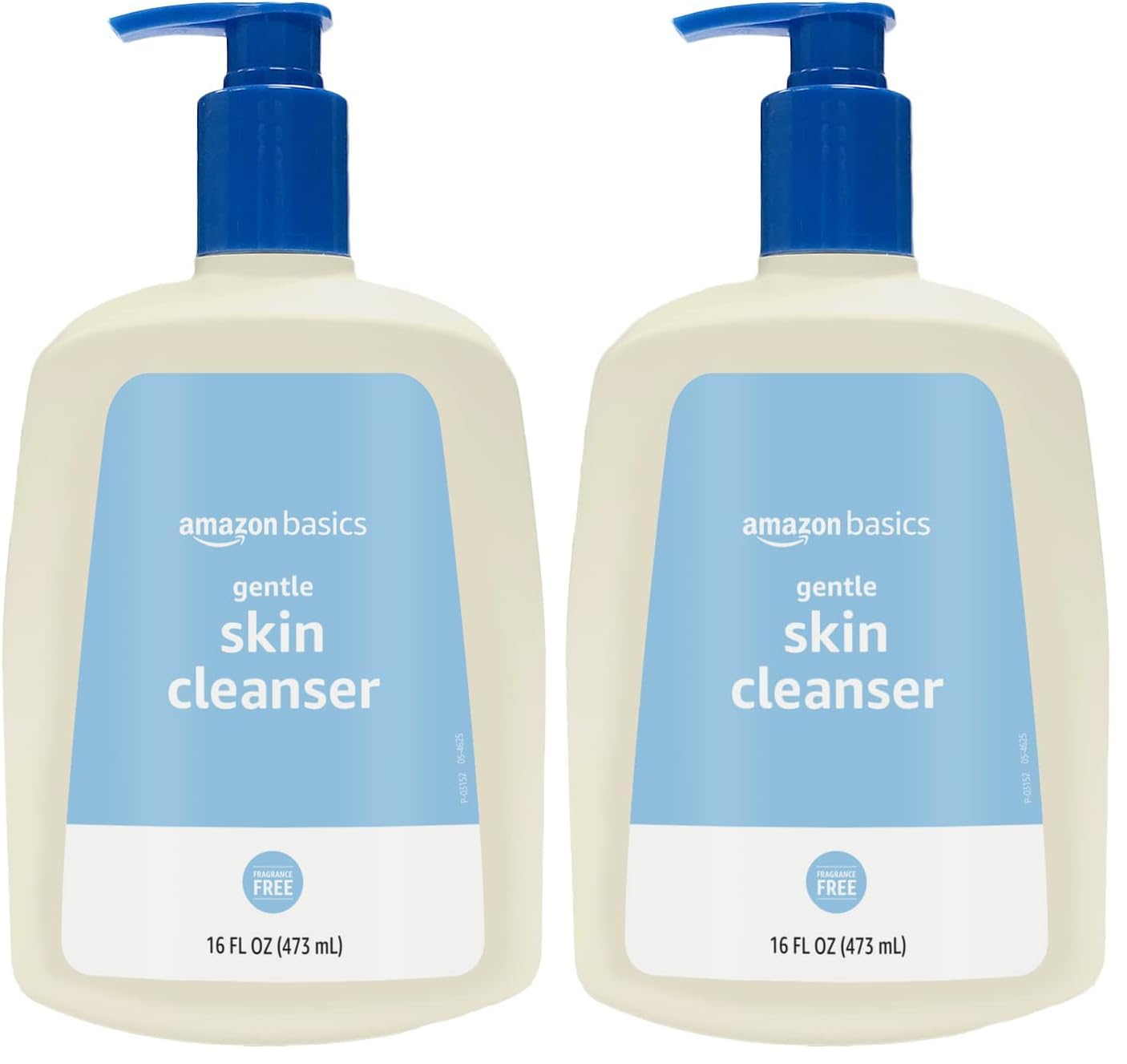 Amazon Basics Daily Facial Cleanser For Gentle Skin, Unscented, 16 Fl Oz (Pack of 2)