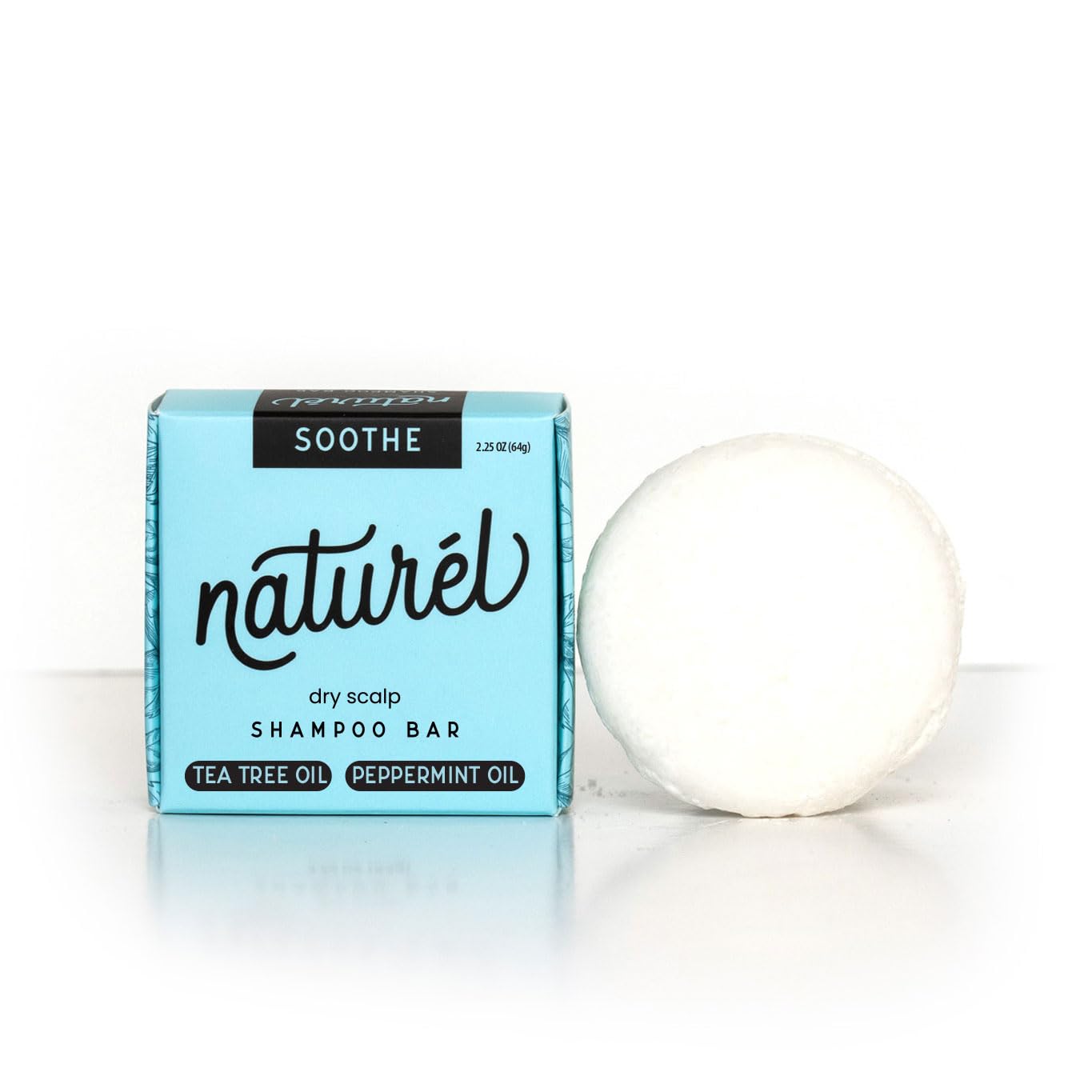 Naturel Soothe Dandruff Shampoo Bar, Shampoo Bar for Dry Scalp or Dandruff, Vegan, Zero Waste, Cruelty Free, Made in USA