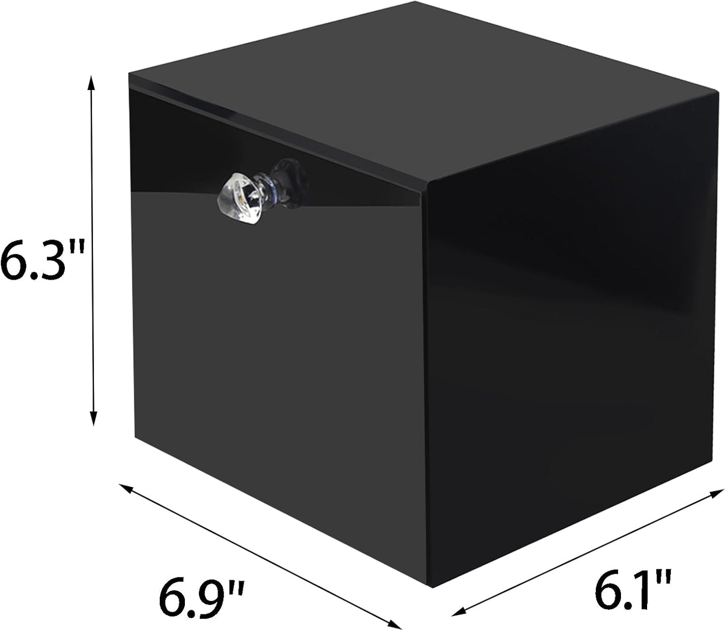 Face Towel Holder Compatible with XL, Disposable Face Towel Container Box, Black