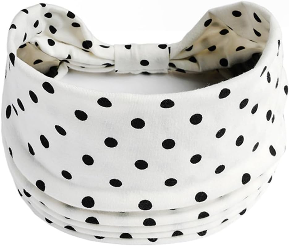 K-Elewon 3 Pack Women Wide Elastic Head Wrap Headband Sports yoga Hair Band