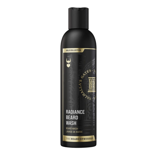 The Beard Struggle Radiance Beard Wash - Deep Clean & Hydrated Beard Care - Viking Beard Shampoo for Men (8 Fl oz) - Silver Collection- Gold Collection - Platinum Collection