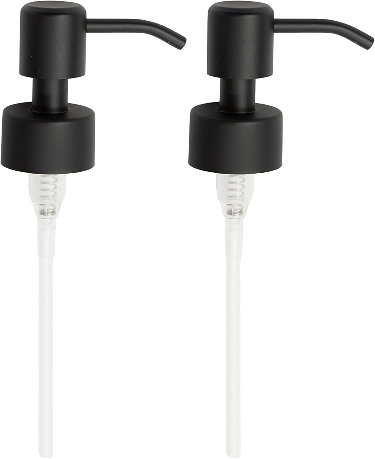 Kapitan Soap Dispenser Pump Replacement Head Black Spare Stainless Steel 28Mm Brushed Finish