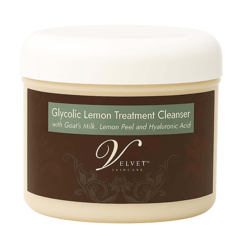 Glycolic Lemon Treatment Cleanser with Goat's Milk, Lemon Peel and Hyaluronic Acid