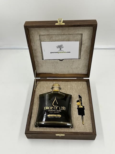 Drop Of Life Life Limited Edition Organic Olive Oil | World's Richest In Polyphenols | 2021 Harvest | 500 ml |3005 mg/kg