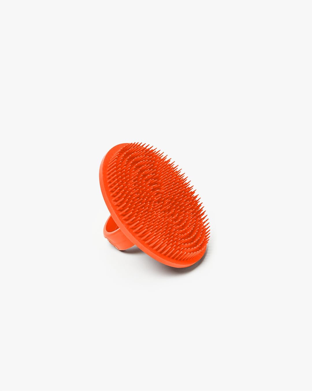 Boie USA Face Scrubber - Handheld Facial Tool - Softer Than Silicone Face Brush, Hypoallergenic, Gentle Exfoliation for Sensitive Skin. BPA- & Latex-Free, Made in The USA & Easy to Clean (Orange)