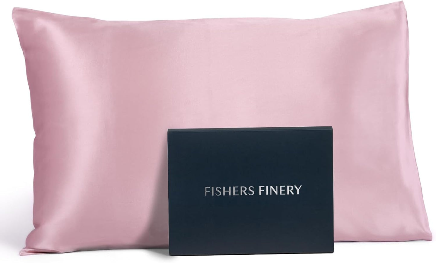 Fishers Finery 25mm 100% Pure Mulberry Silk Pillowcase (English Rose King)