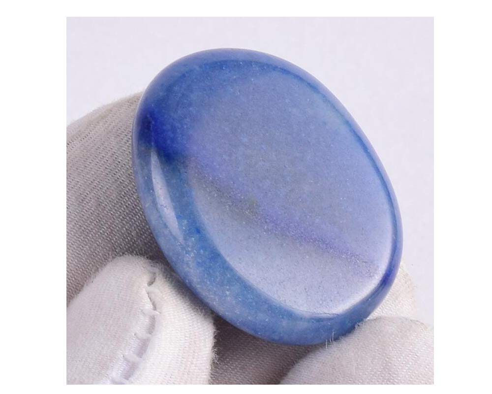 7 Pieces Natural Massage Stones Set for professional or home spa (Blue Aventurine)