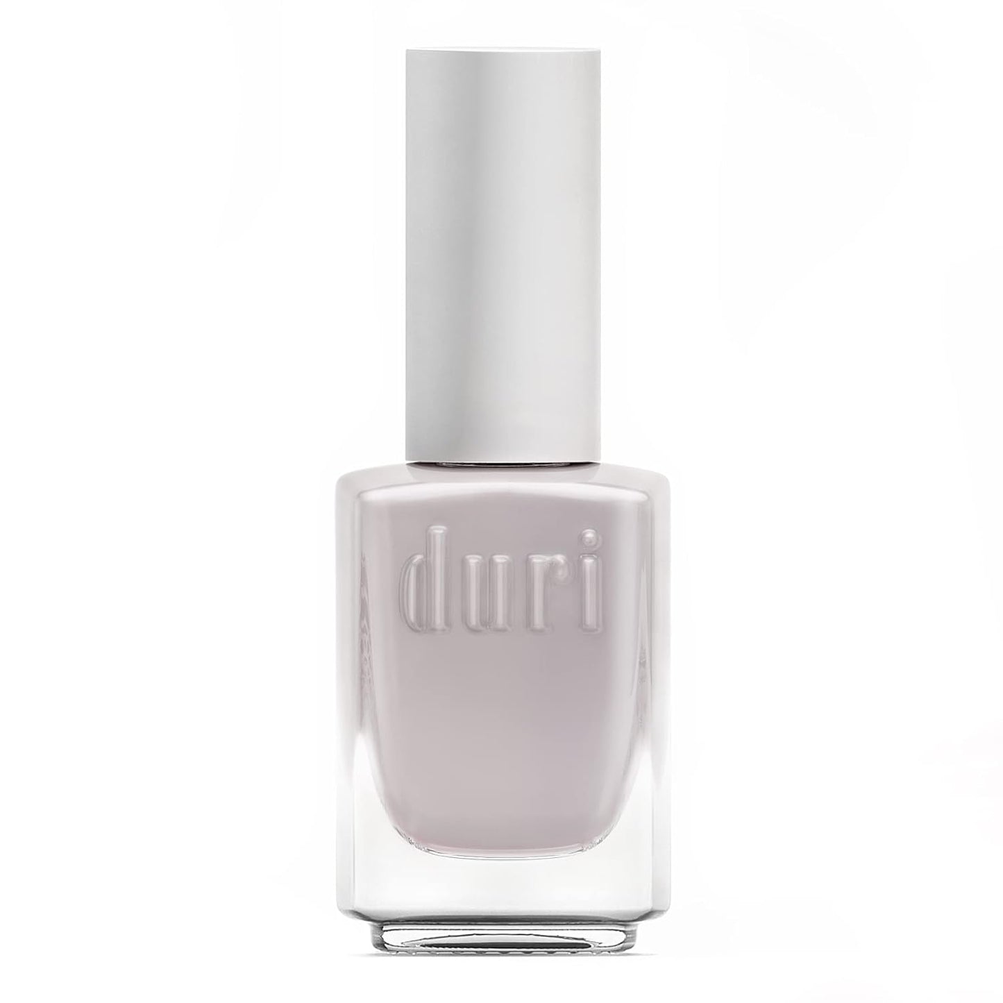 duri Nail Polish, 785 Let It Snow, Light Grey Pastel, Full Coverage, Glossy Finish, Fast Drying, Easy to Apply, 0.45 Fl Oz