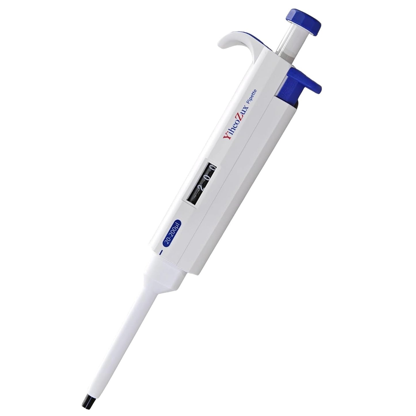 𝟐𝟎-𝟐𝟎𝟎 𝐮𝐥 𝐀𝐝𝐣𝐮𝐬𝐭𝐚𝐛𝐥𝐞 Volume Pipette Single Channel Manual Variable Laboratory High Accurate Lab Micro Pipette