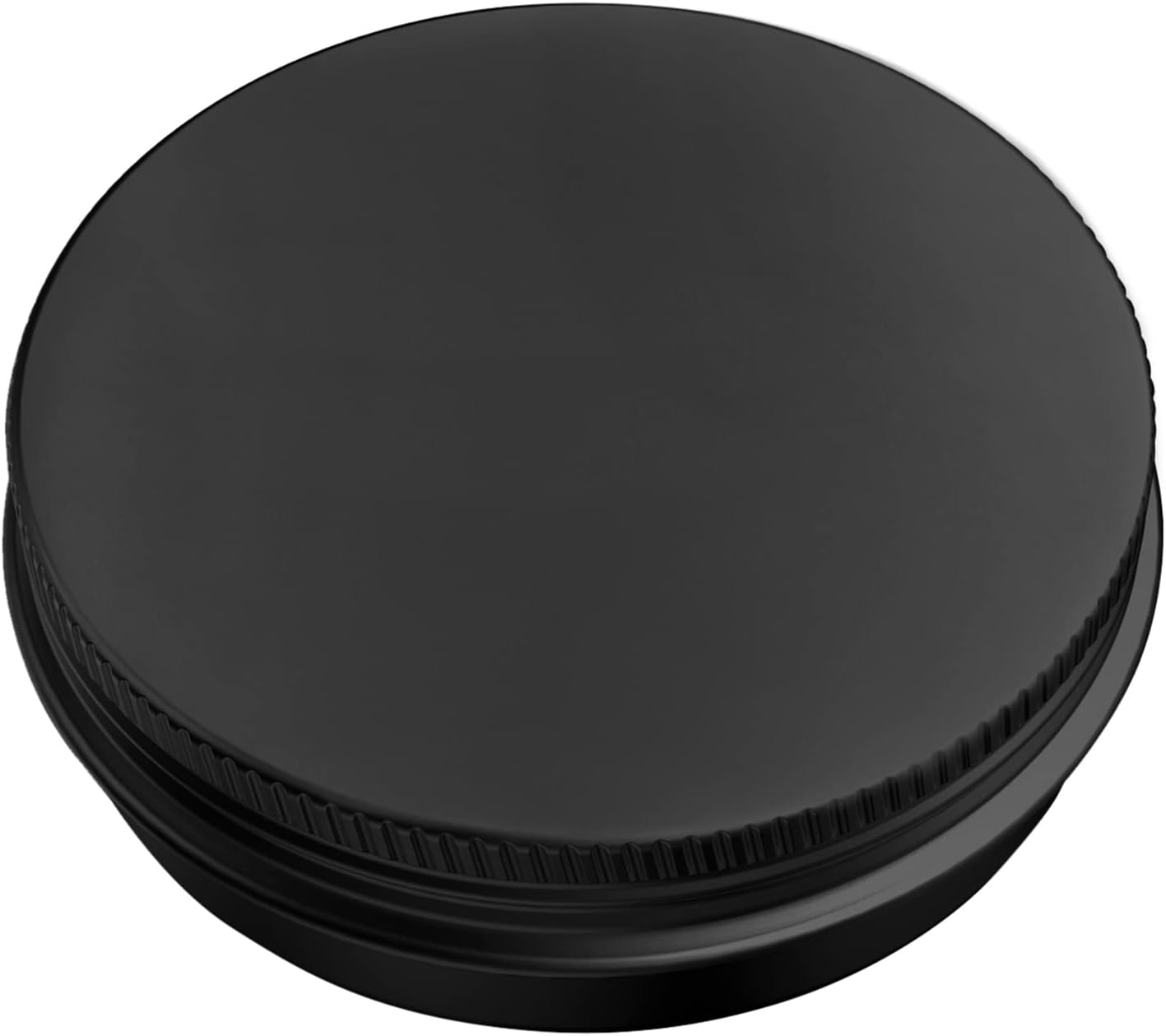 20 Pcs 0.5 Ounce Aluminum Tin Jars Containers Leak Proof Cosmetic Tin Jars Containers Round Screw Lids for Cosmetic, Salves, Balms, Lip Balm or Others, 15mL Black