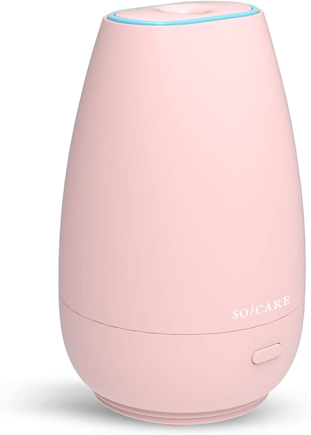 SOICARE Car Diffuser,Small Portable Car Essential Oil Diffuser with Built-in USB Cable,Mini Aromatherapy Diffuser for Travel/Office/Home (Pink)