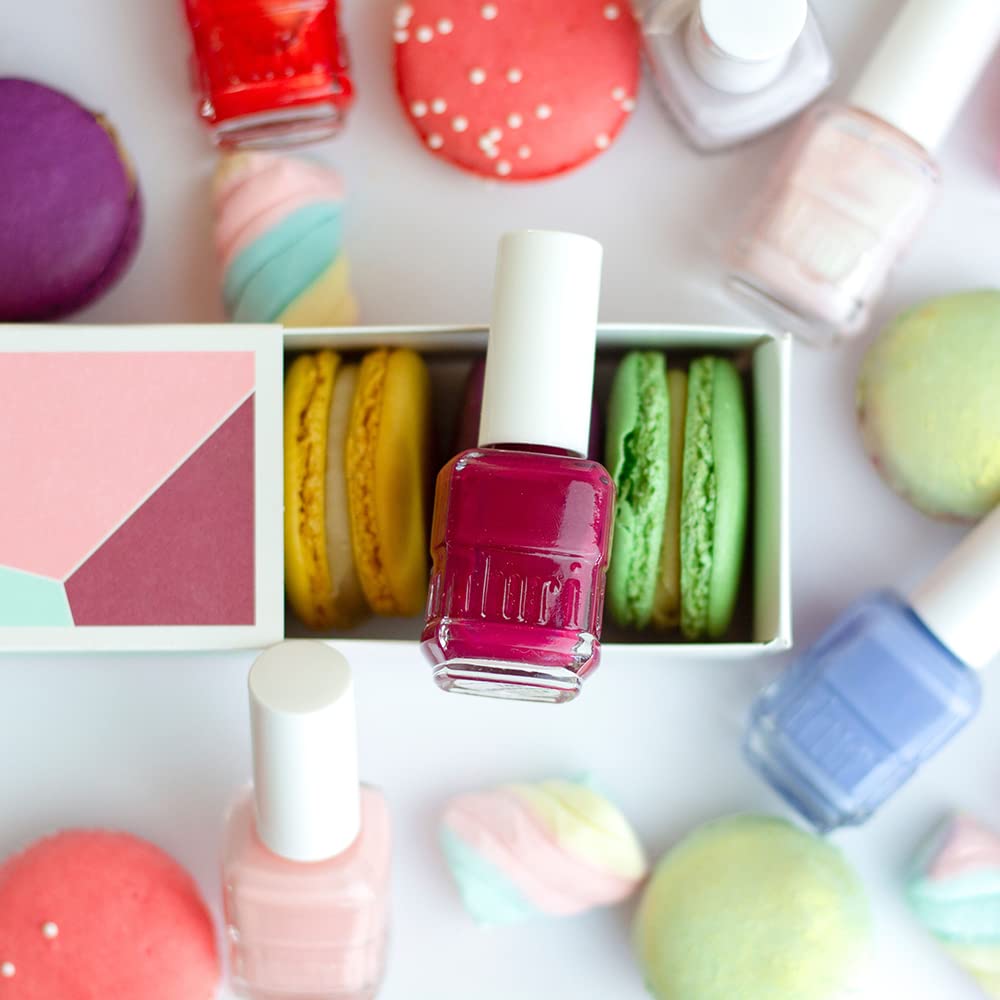 duri Nail Polish, 741 Serendipity, Attractive Maroon Red, Full Coverage, Shiny Finish, Quick Drying, Lasting, Easy to Apply, 0.45 Fl Oz