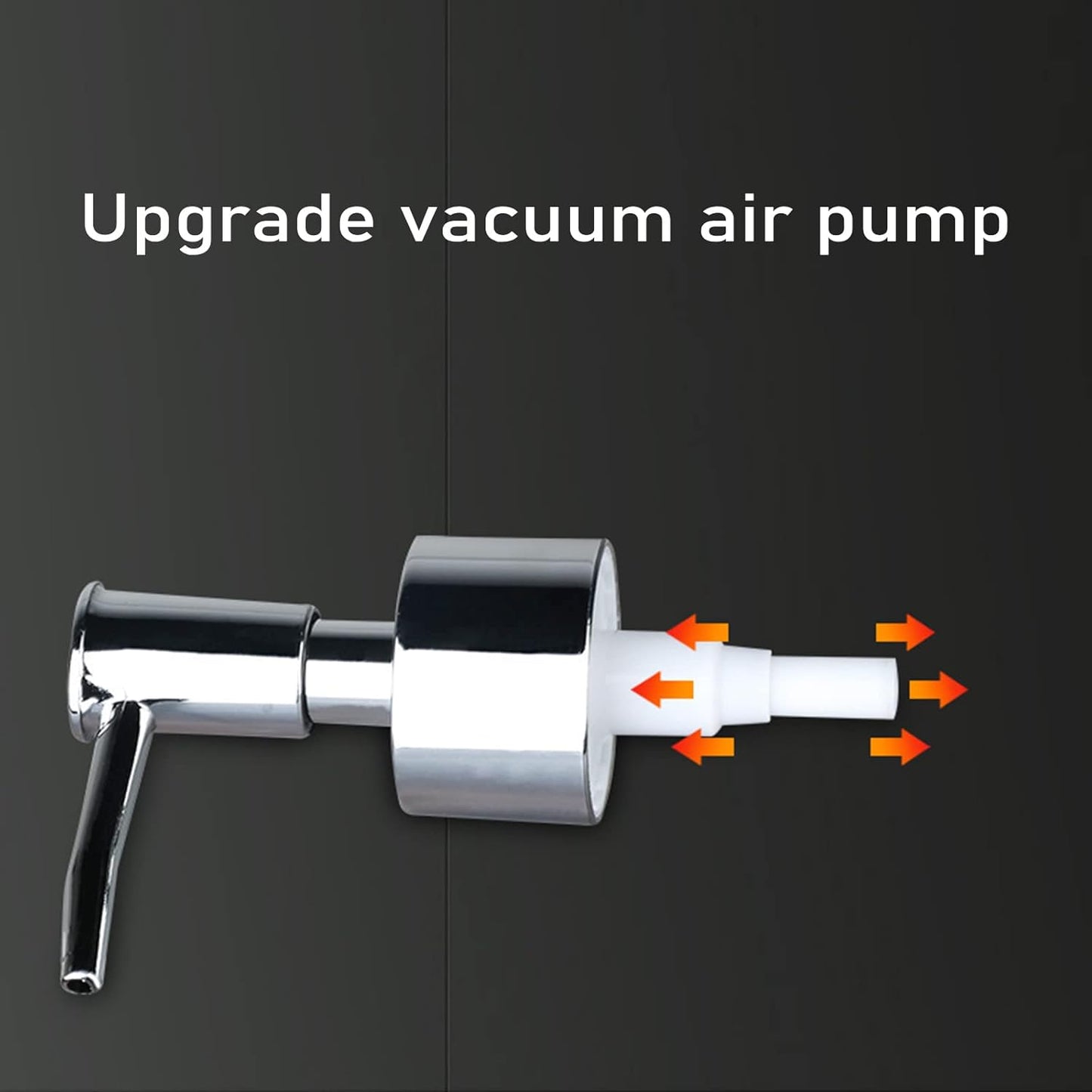 JYXR Lotion and Soap Dispenser Pump 2Pack,Replacement Pumps for Your Bottles,Include 2 Tubes(Silver)