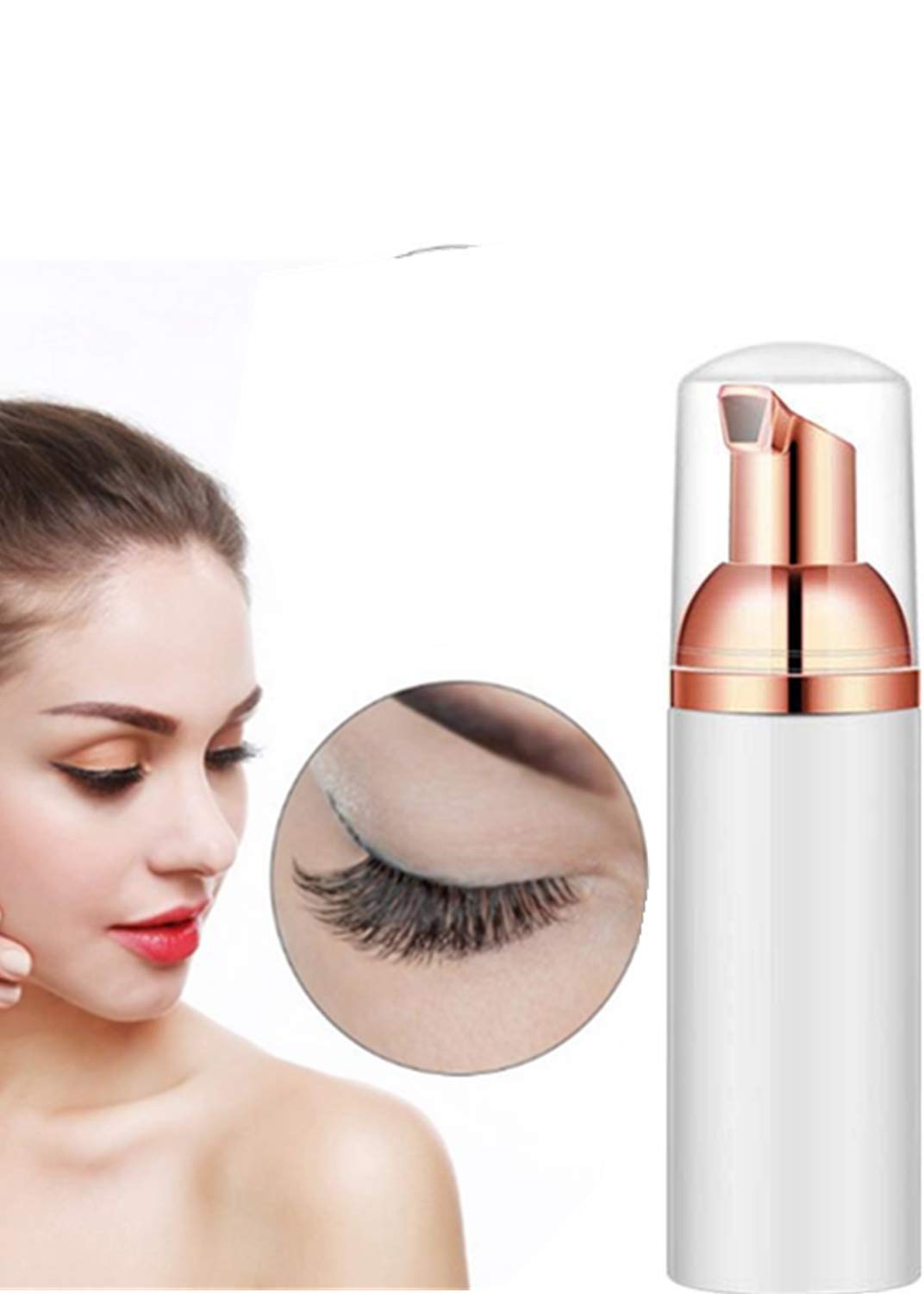 10 Pcs Rose Gold Foaming Pump Bottles Plastic Mini Foam Sispensing Refill Bottle Soap Dispenser for Cleaning, Travel, Cosmetics Packaging 60ml