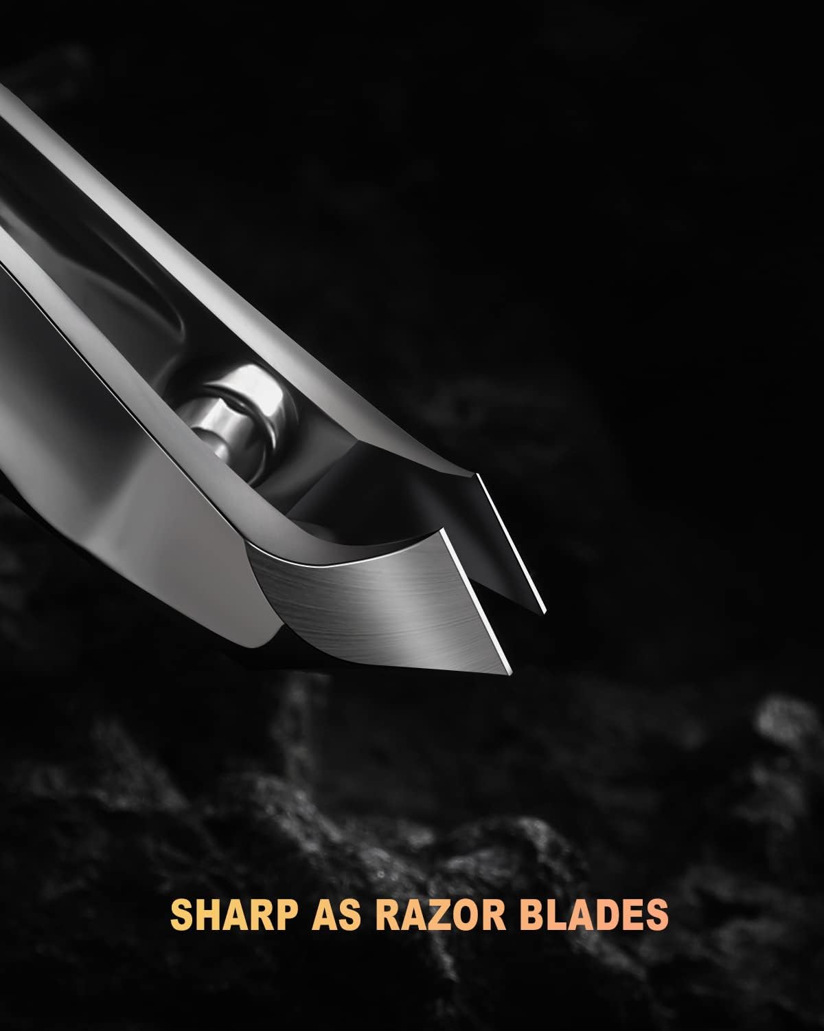 BEZOX Slim Cuticle Clipper with Pusher – 5mm Jaw Stainless Steel Manicure Tools Mini Cuticle Trimmer