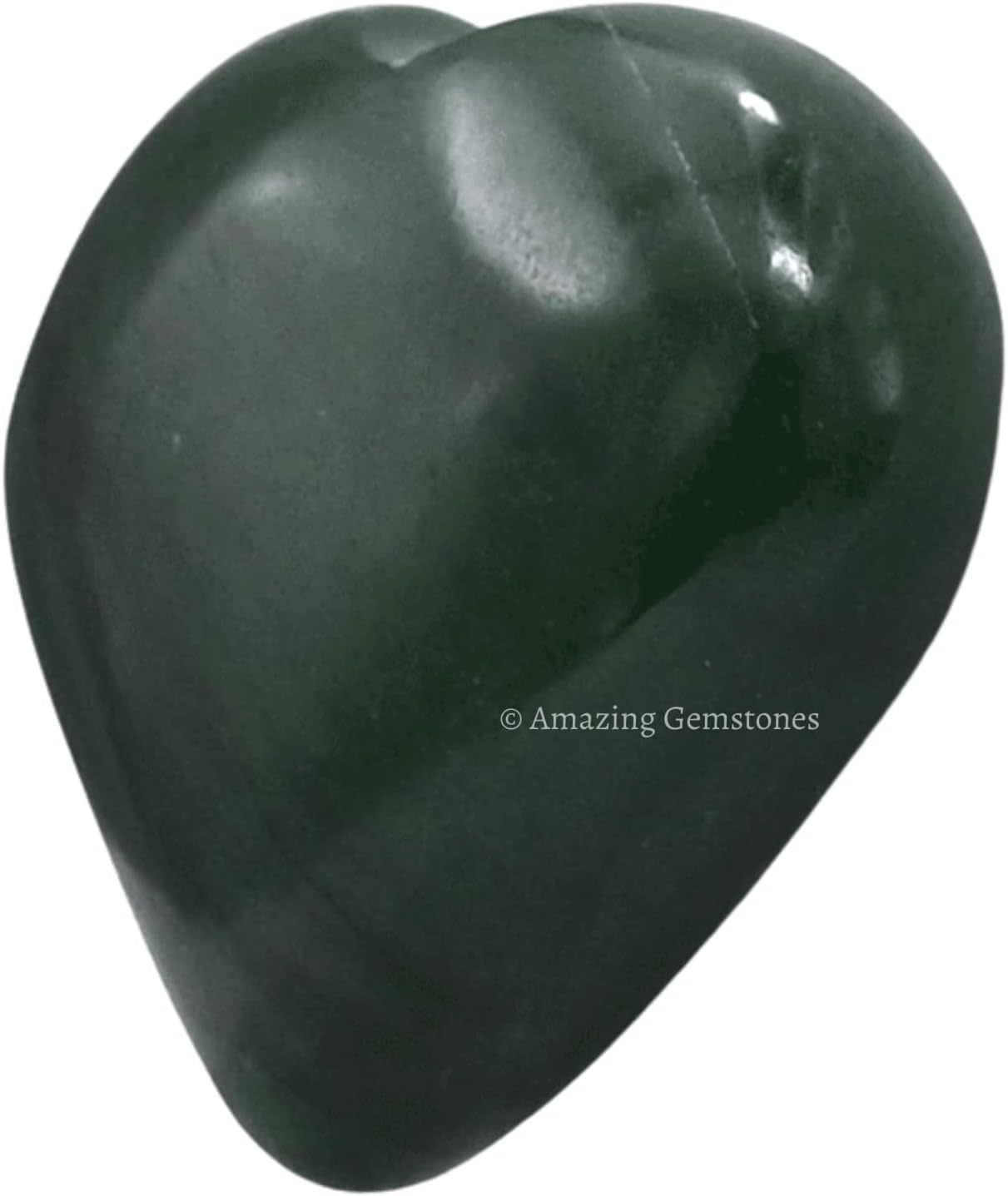 Amazing Gemstone Green Aventurine Crystal Heart Palm Stone - Pocket Massage Worry Stone for Natural Body Chakra Balancing, Reiki Healing and Crystal Grid