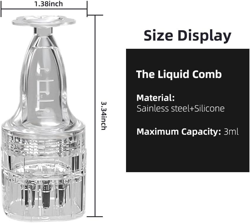 Hair Oil Applicator,Scalp Massager Hair Growth Oil Bottle With Comb,Minoxidil Applicator Hair Oiling Dispenser Brush,Massage Root Comb Applicator Bottle Scalp Tool For Thin Growth Serums