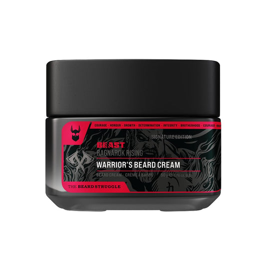 The Beard Struggle Eddie Hall Beast Line Beard Cream – Ragnarok Rising Signature Edition – Tame, Style & Condition Beard – Non-Greasy Formula with Legendary Scent - 50g / 1.76 US. oz.