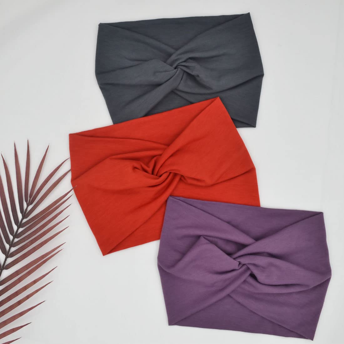 Wide Headbands For Women Extra Large Headband Twisted Knot Head Bands For Women's Hair Band Turban Accessories 6 Pack