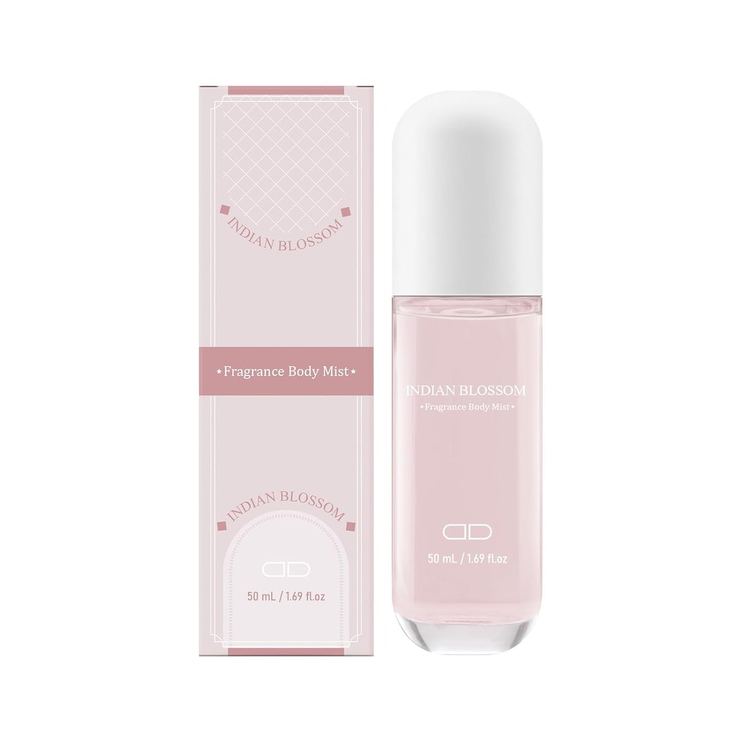 Body Mist Spray – Citrus & Floral Fragrance for Women – Daily Shower Mist & Refreshing Scent – 50ml Travel Size (INDIAN BLOSSOM)