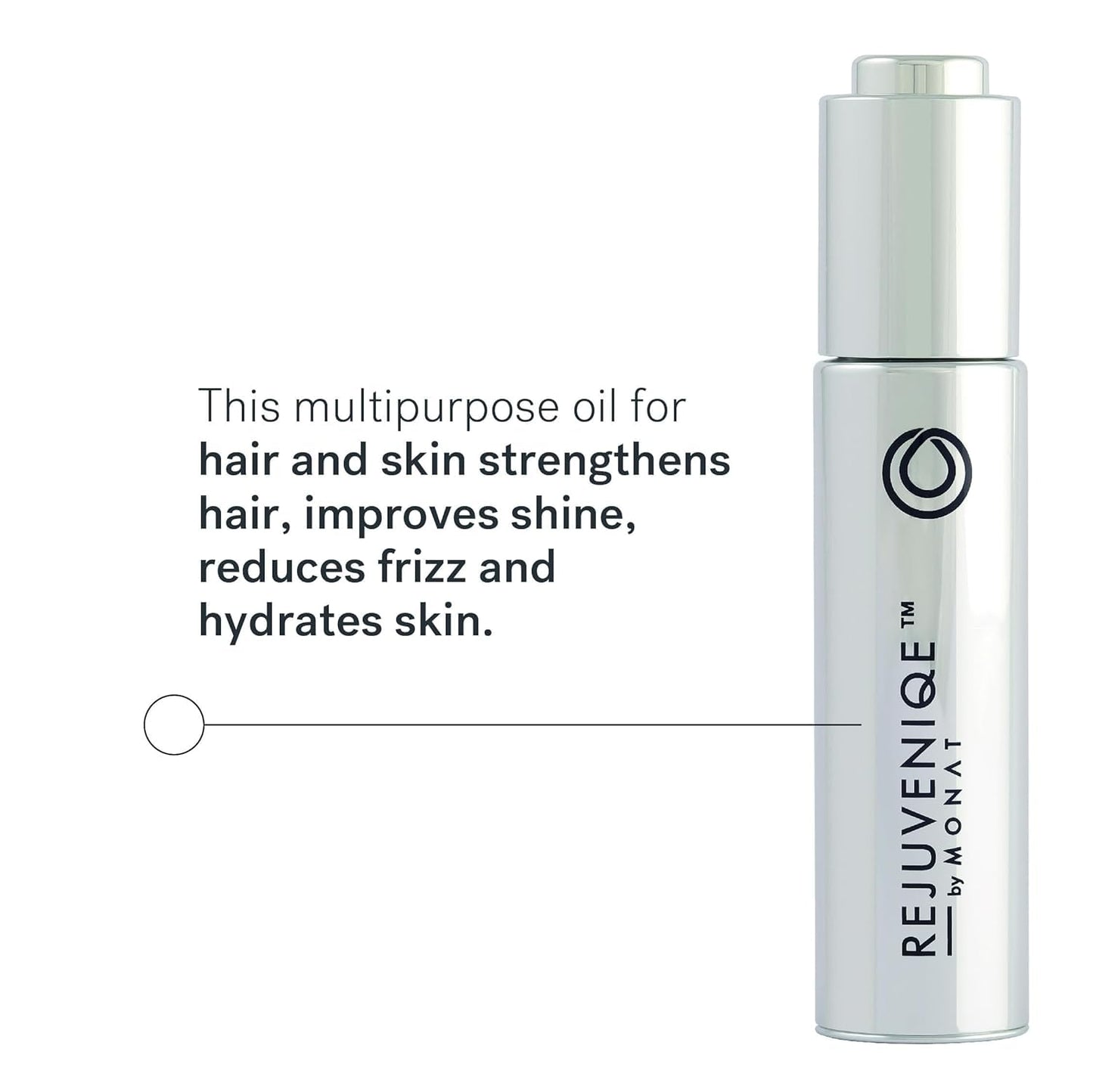 MONAT REJUVENIQE Oil – 3-Month Supply - Multipurpose Hair & Skin Treatment - 13+ Natural Plant and Essential Oils – Strengthens, Reduces Frizz Boosts Shine - Provides Intense Hydration – 90ml(3 fl oz)