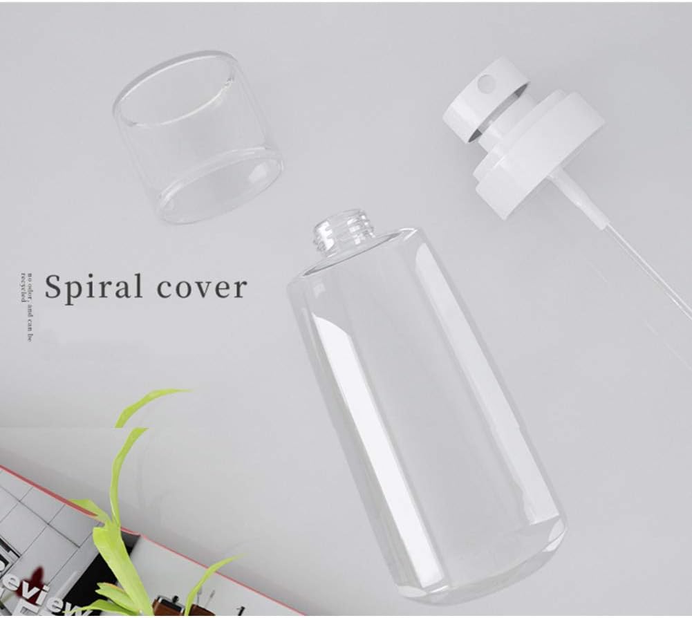 Refillable Cosmetic Spray Bottles for Fine Mist Plastic Empty Clear Refillable Travel Container Essences Rose Water Mister (2 Ounce,60ML)