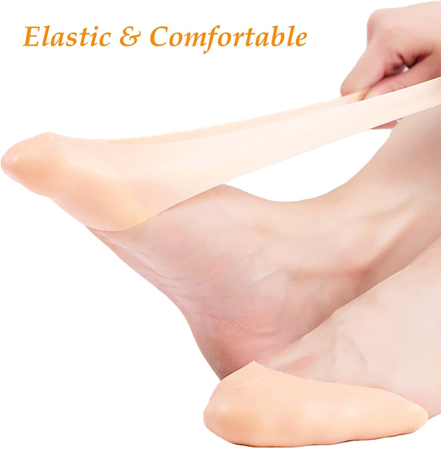 DANCEYOU Dance Toe Pads Gel Toe Covers Ballet Pointe Shoes High Heels Toe Caps for Women Girls 1 Average Size