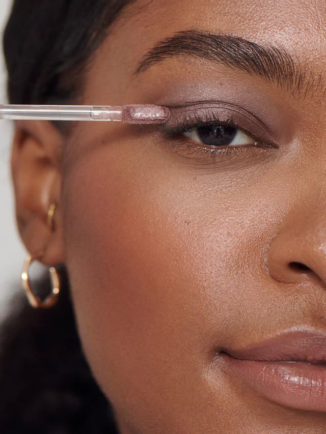 ILIA - Chromatic Liquid Powder Eye Tint | Cream-to-Powder Eyeshadow, Smudge-Resistant, Quick-Dry, Weightless, Water-Based | Non-Toxic, Vegan, Cruelty-Free, Clean Makeup (Dim, 0.12 fl oz | 3.5 ml)