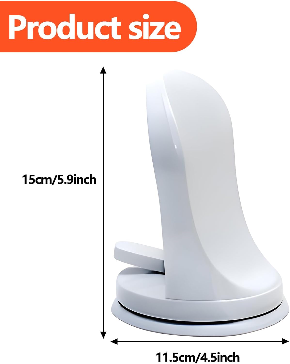 Shower Step - Shower Foot Rest for Shaving Legs, No-Hole Design, Strong Suction Cup, Non-Slip Bathroom Foot Pedal for Inside Shower Shaving Legs (1Pc)