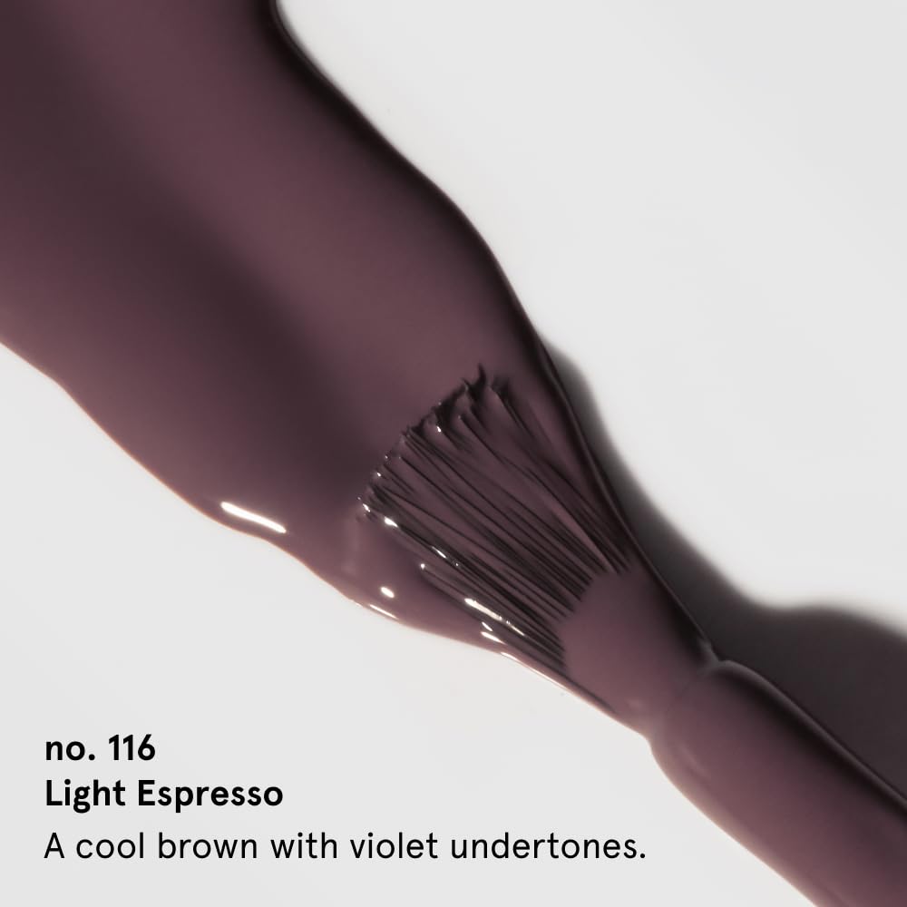 gitti Plant-based Nail Polish I Non-Toxic, 30-Free, Based On Natural Origin Ingredients, Cruelty-Free, Vegan, High Performance Colors, Glossy Finish, Shade no. 116 Light Espresso (0.5 fl oz)