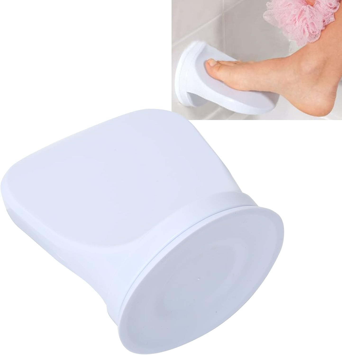 Professional Shower Foot Rest, Shower Foot Rest for Shaving Legs,Elderly Bathroom Foot Pedal,Professional Shower Foot Rest Elderly Bathroom Foot Pedal Step with Suction Cup