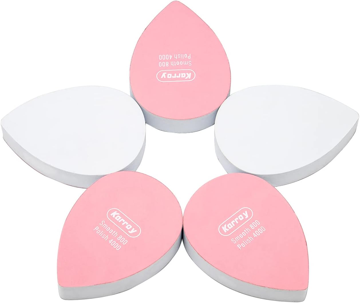 Nail Files and Buffers for Natural Nails Smooth and Polish Gel Surface 400/600/4000 Grit (A-Drop)