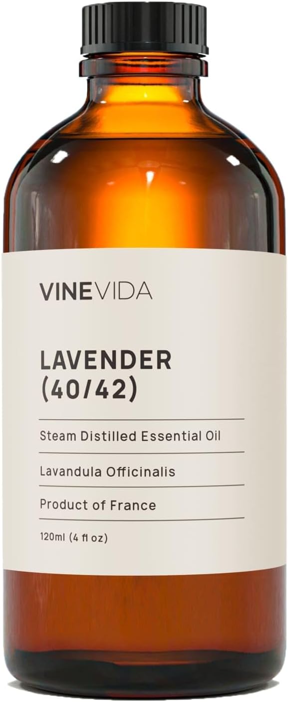 VINEVIDA Lavender 40/42 Undiluted Essential Oil 4 oz