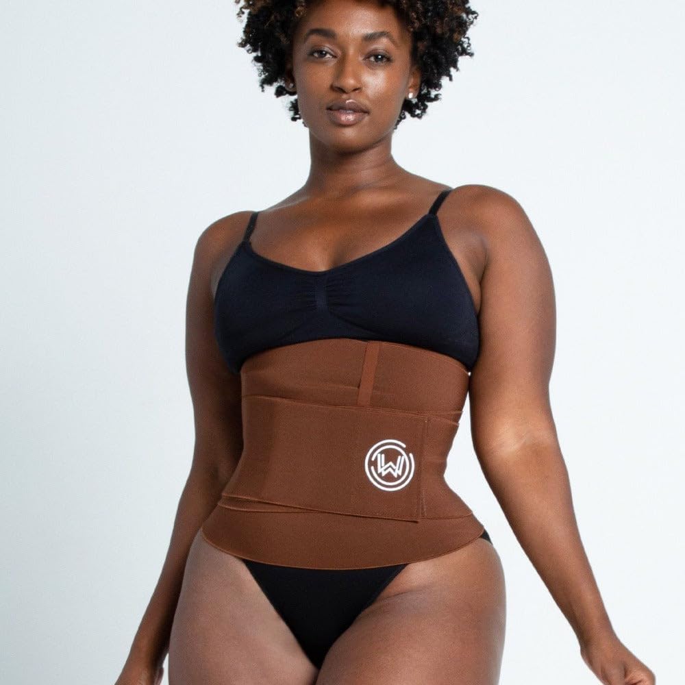 What Waist Stomach Wrap Waist trainer for women,Premium Adjustable One size Belly Wrap for Weight Loss with Velcro Fastener