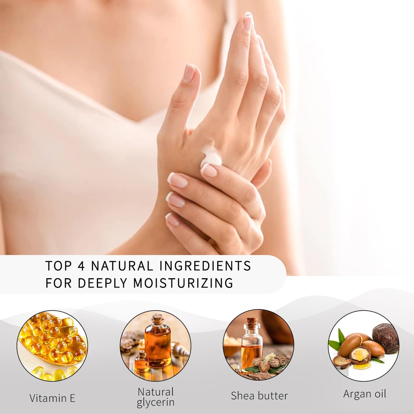 BODY & EARTH # LOVE Hand Cream Gift Set for Women, Hand Lotion Gift for Mothers Day, Travel Size Lotion, Repair & Moisture Dry Hands, 2 Hand Cream & Exfoliating Cream, Skin Care Birthday Gift for Her